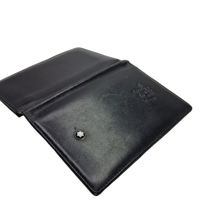 Montblanc Black Leather Bifold Wallet