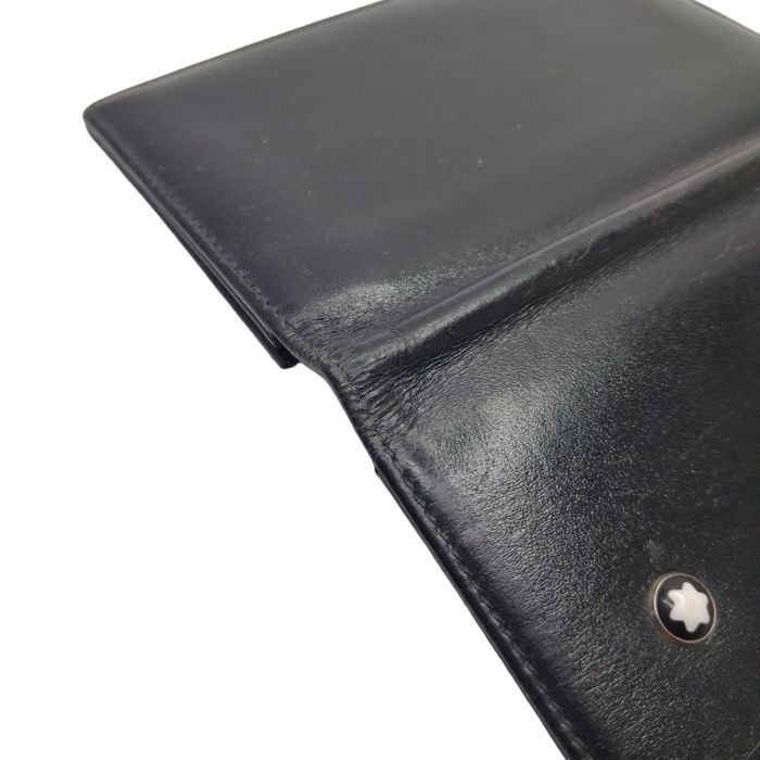 Montblanc Black Leather Bifold Wallet