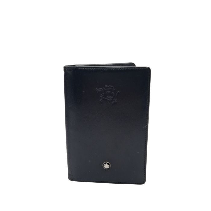 Montblanc Black Leather Bifold Wallet