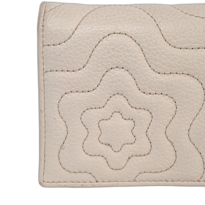 Montblanc Ivory Leather Bifold Wallet