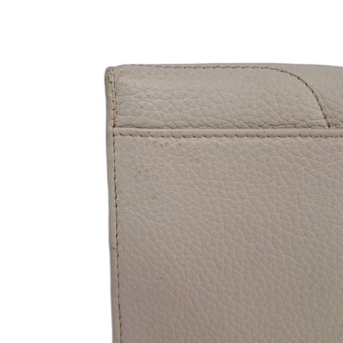 Montblanc Ivory Leather Bifold Wallet