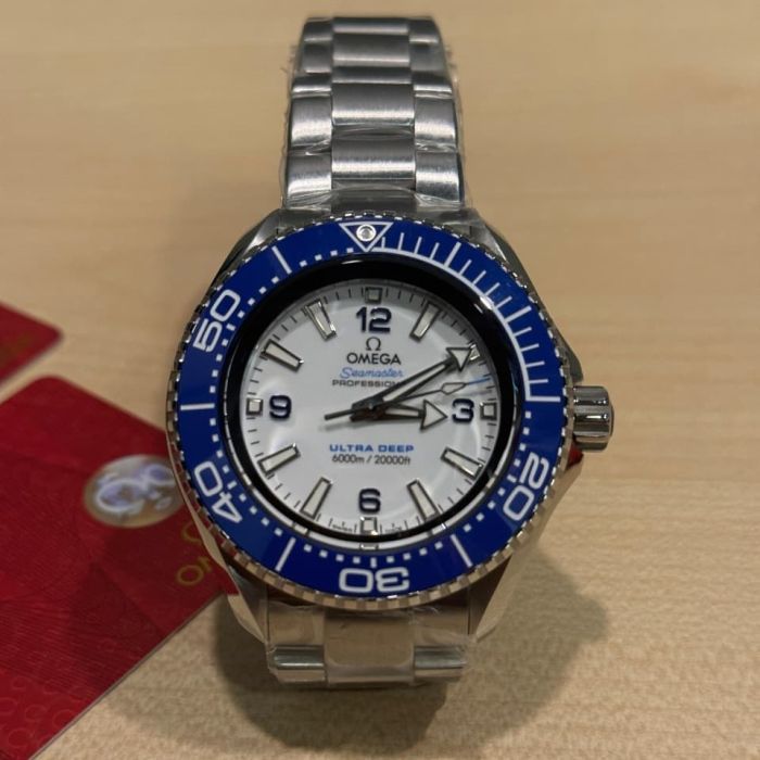 Omega Seamaster Planet Ocean 6000M Ultra Deep White Dial 215.30.46.21.04.001