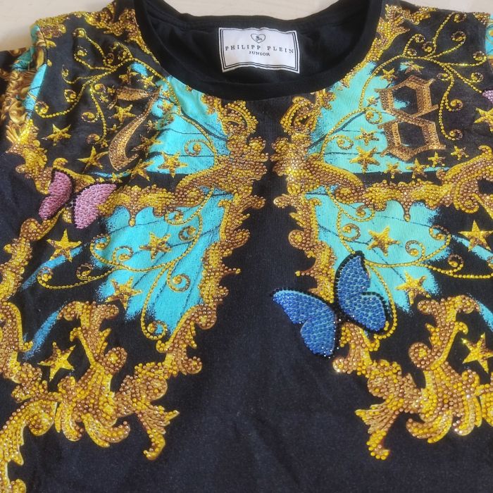 Philipp Plein Junior Studded Tshirt