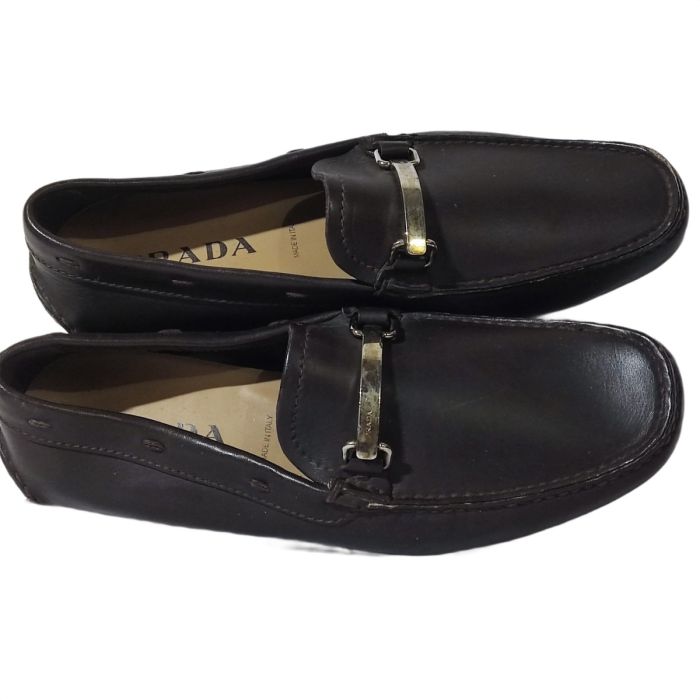 Prada Black Mens Loafers