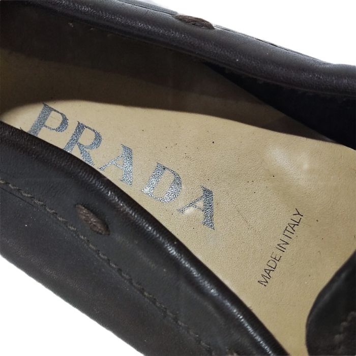 Prada Black Mens Loafers