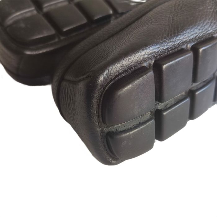 Prada Leather Logo Driving Loafer 2DD165 Black 
