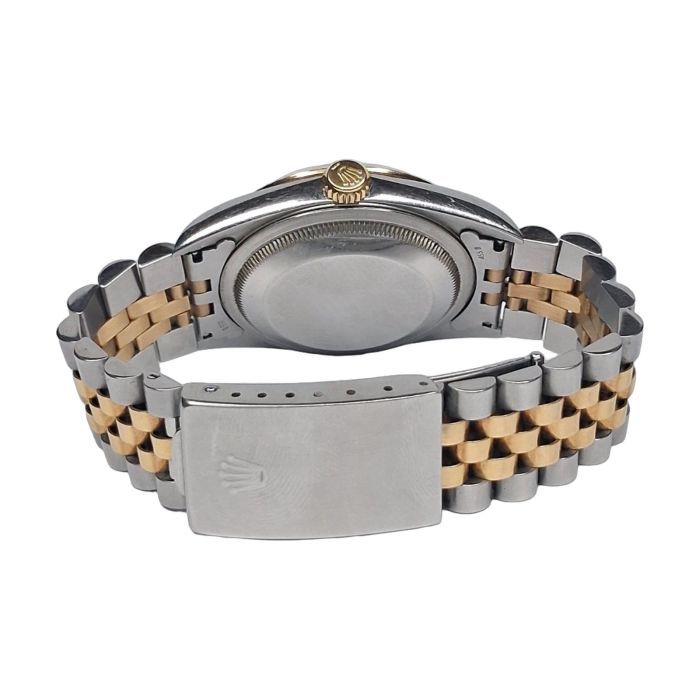 Rolex Datejust 36 Two-Tone Champagne Diamond Dial 16233 Jubilee