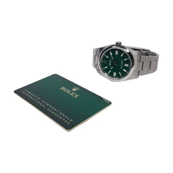 Rolex Oyster Perpetual 41 Green Dial 124300
