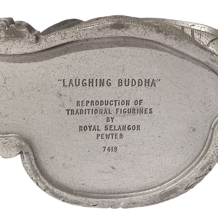 Royal Selangor Laughing Buddha Pewter Figurine