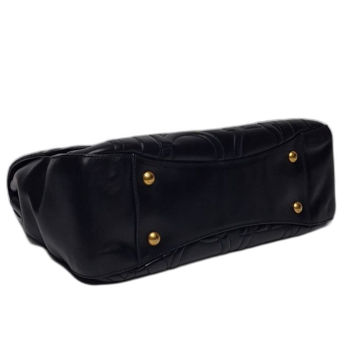 Salvatore Ferragamo Gancini Quilted Flap Bag