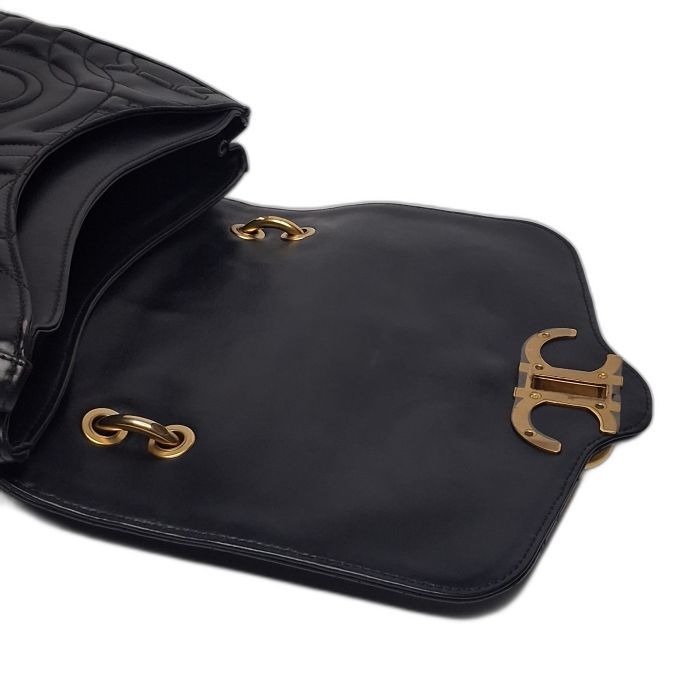 Salvatore Ferragamo Gancini Quilted Flap Bag