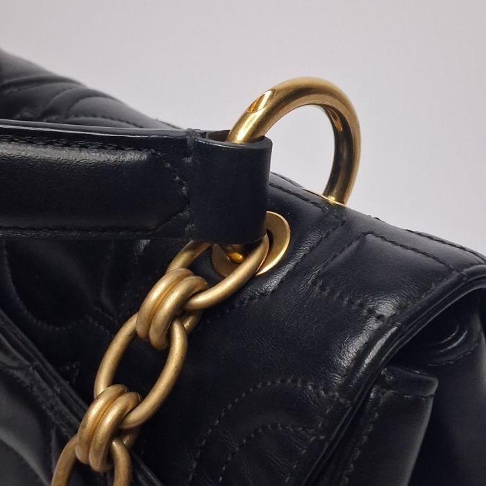 Salvatore Ferragamo Gancini Quilted Flap Bag