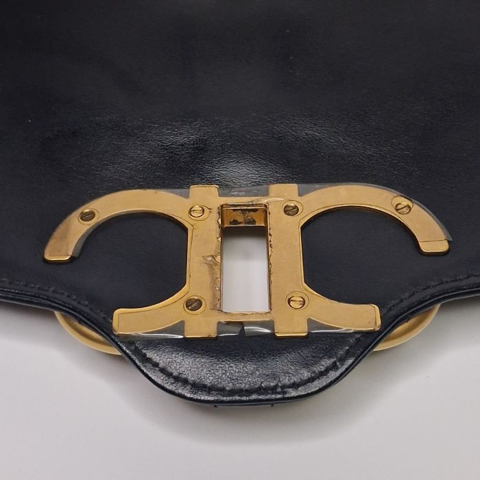 Salvatore Ferragamo Gancini Quilted Flap Bag