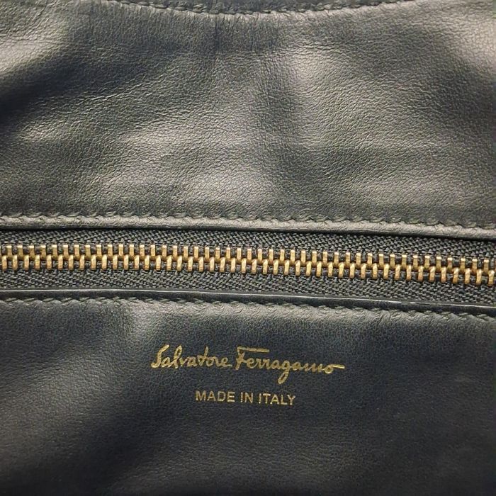 Salvatore Ferragamo Gancini Quilted Flap Bag