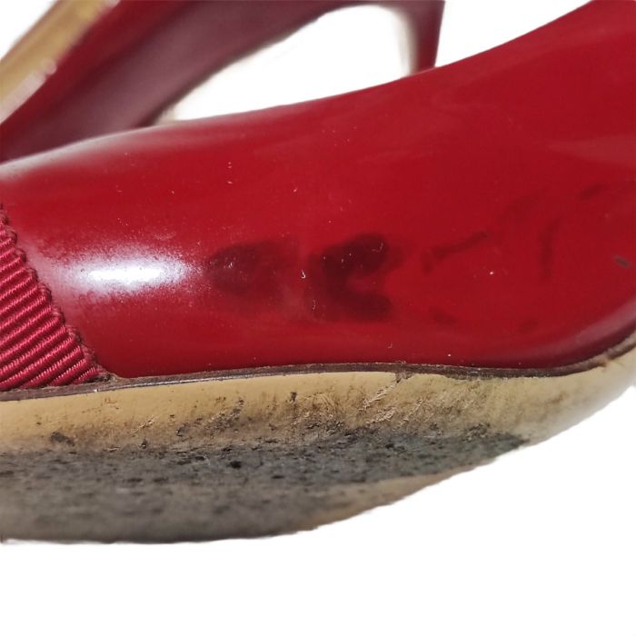 Salvatore Ferragamo Red Patent Leather heels