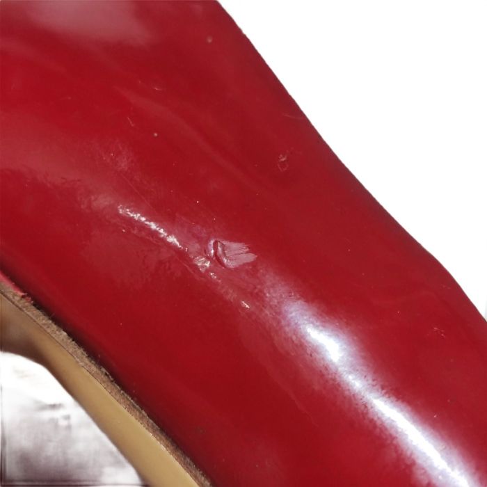Salvatore Ferragamo Red Patent Leather heels