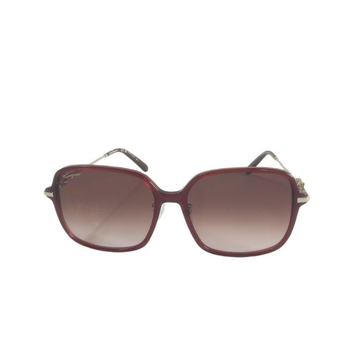 Salvatore Ferragamo SF1075SLB Burgundy Square Sunglasses