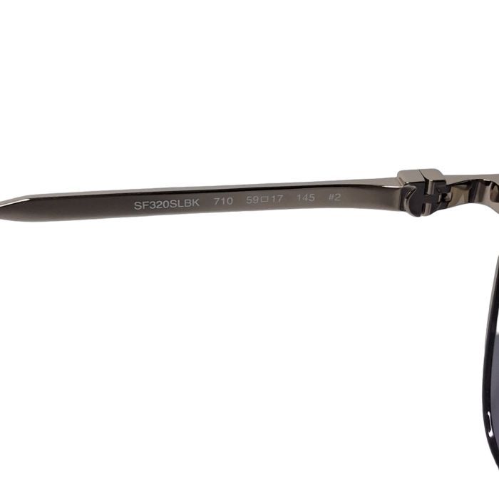 Salvatore Ferragamo SF2052 Silver Square Sunglasses