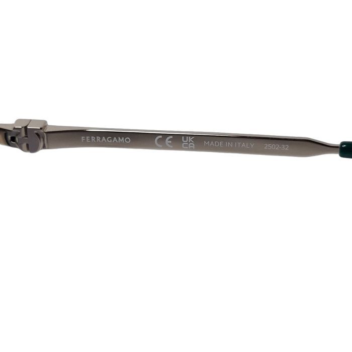 Salvatore Ferragamo SF2052 Silver Square Sunglasses