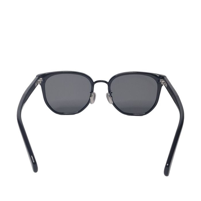 Salvatore Ferragamo SF2056SLBK Gancini Sunglasses, Black Rounded