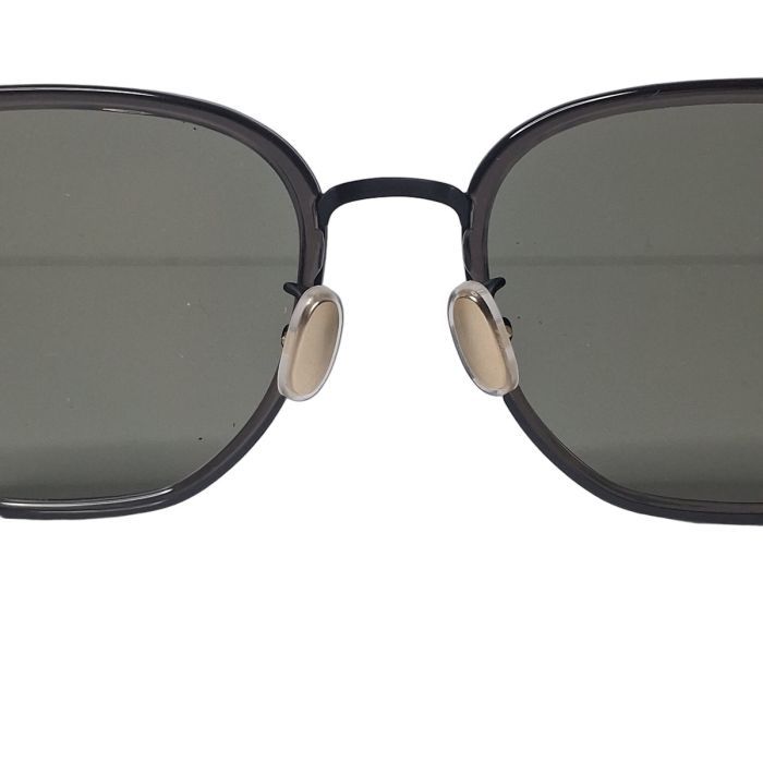 Salvatore Ferragamo SF2056SLBK Gancini Sunglasses, Black/Green Lenses