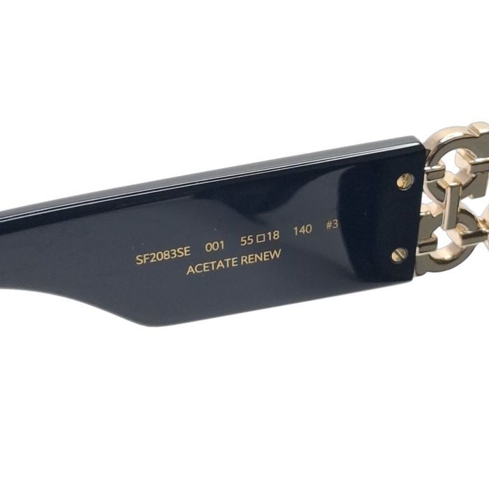 Salvatore Ferragamo SF2083SE Oversized Gancini Chain Cat-Eye Sunglasses