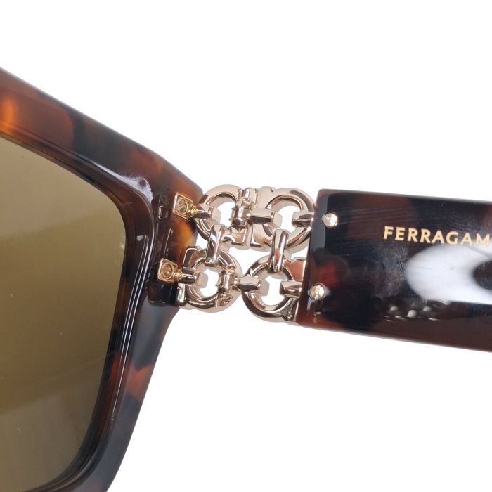 Salvatore Ferragamo SF2083SE Tortoiseshell Gancini Sunglasses