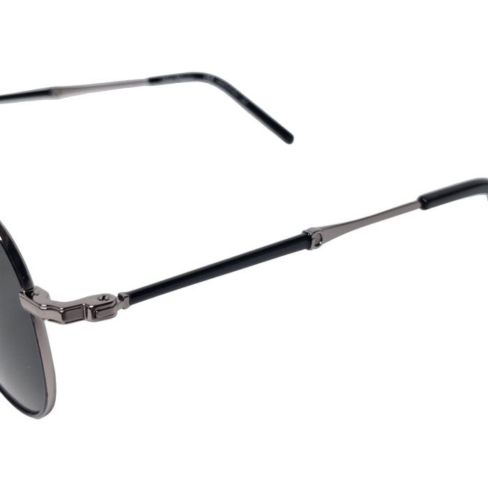 Salvatore Ferragamo SF226SP Gunmetal Aviator Polarized Sunglasses