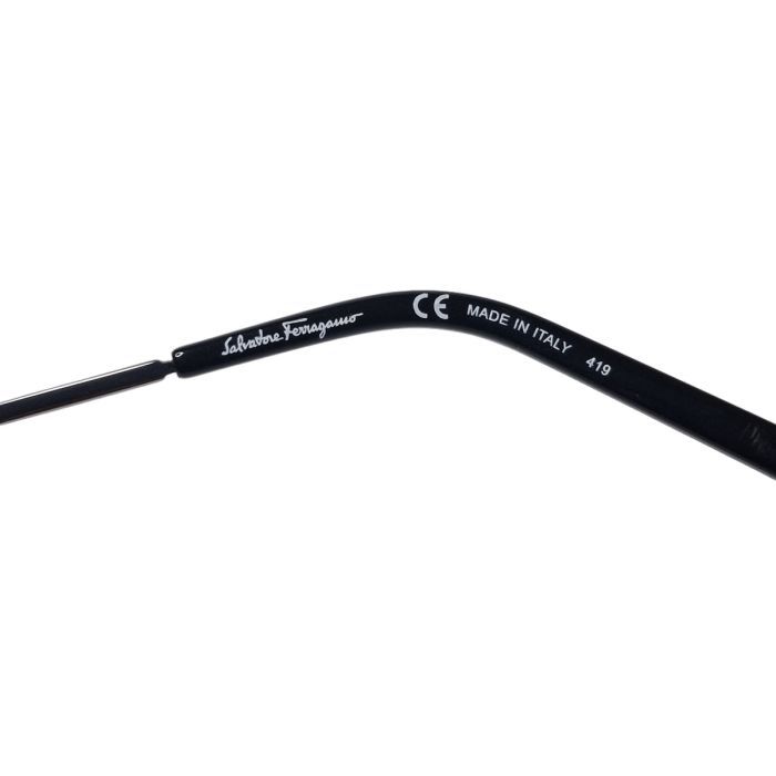 Salvatore Ferragamo SF226SP Gunmetal Aviator Polarized Sunglasses