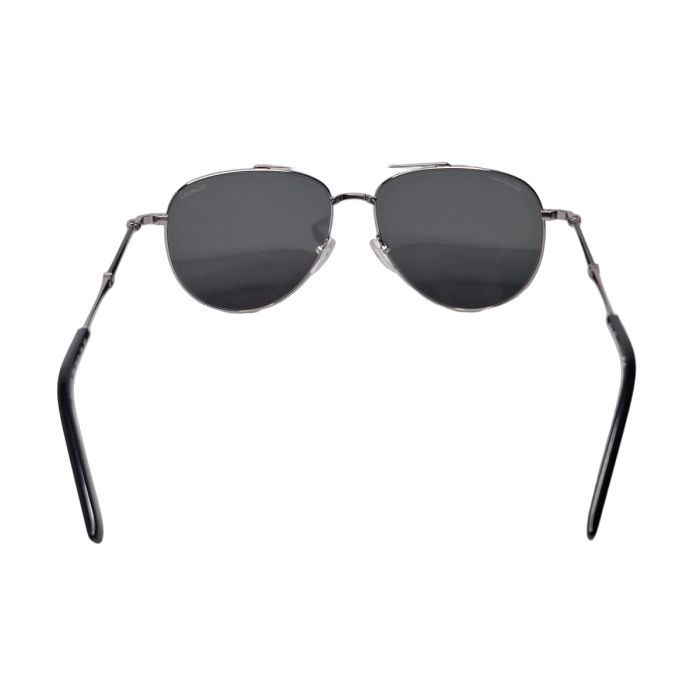 Salvatore Ferragamo SF226SP Gunmetal Aviator Polarized Sunglasses