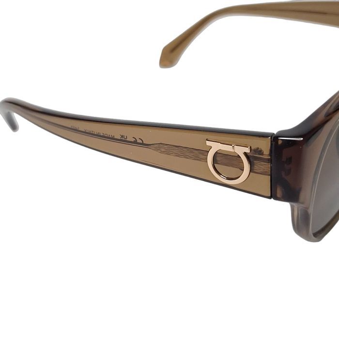 Salvatore Ferragamo SF3001SLBK Translucent Gancini Sunglasses