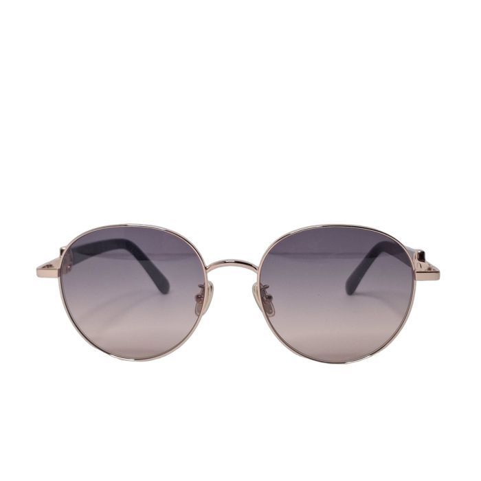 Salvatore Ferragamo SF315SLBK Rose Gold Round Sunglasses