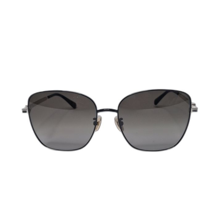 Salvatore Ferragamo SF320SLBK Squared Metal Sunglasses