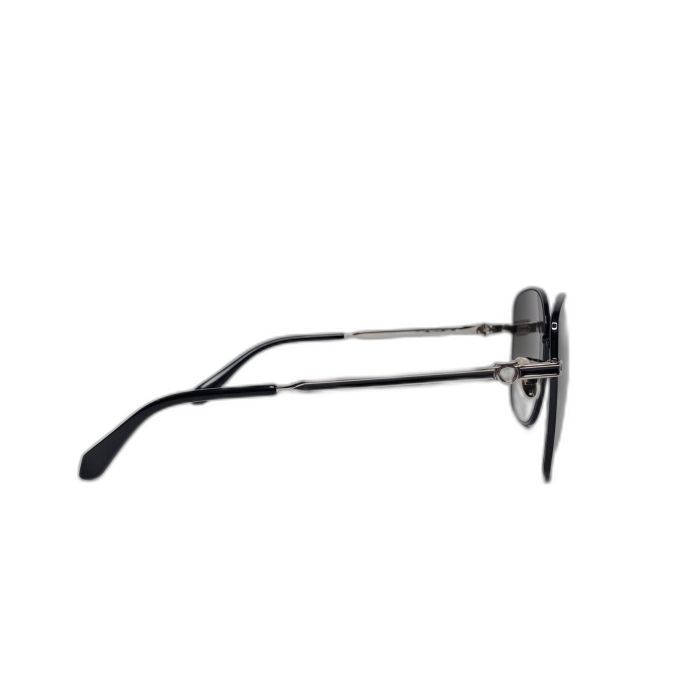 Salvatore Ferragamo SF320SLBK Squared Metal Sunglasses
