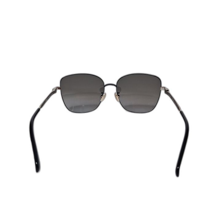 Salvatore Ferragamo SF320SLBK Squared Metal Sunglasses