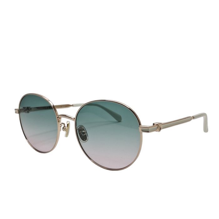 Salvatore Ferragamo SF321SLBK Rose Gold Round Sunglasses