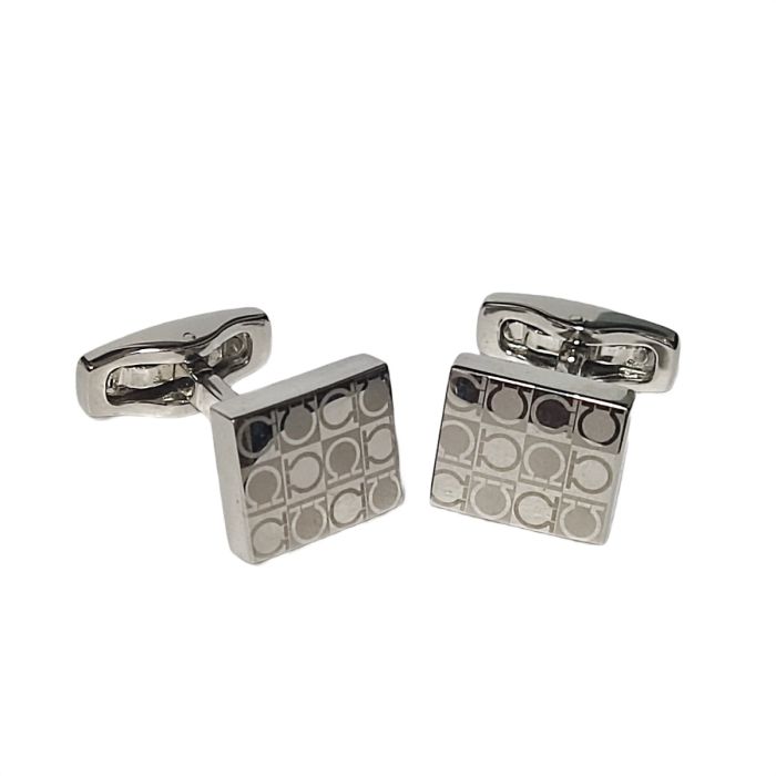 Salvatore Ferragamo Sterling Silver Cufflink