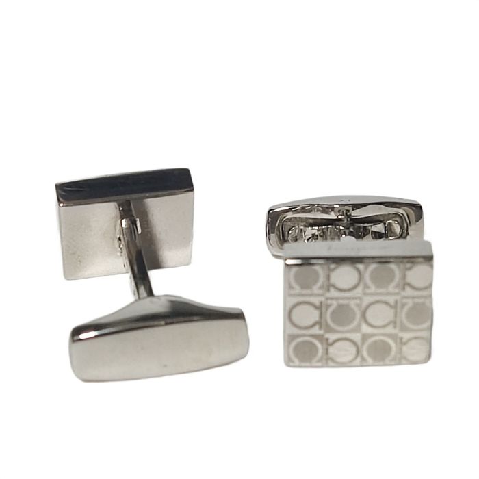 Salvatore Ferragamo Sterling Silver Cufflink