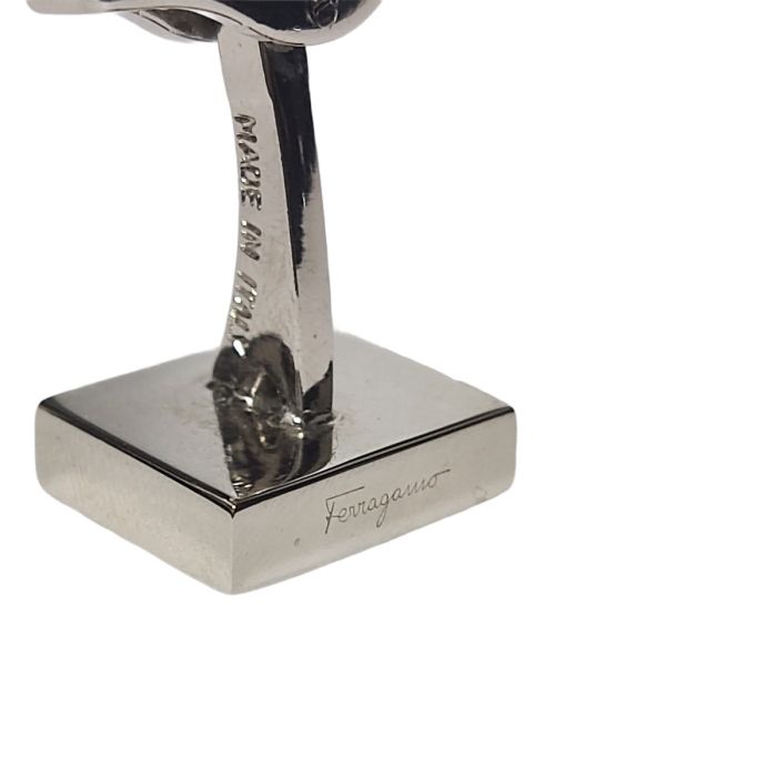 Salvatore Ferragamo Sterling Silver Cufflink