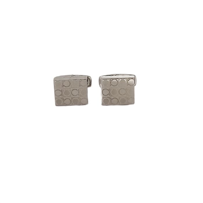 Salvatore Ferragamo Sterling Silver Cufflink