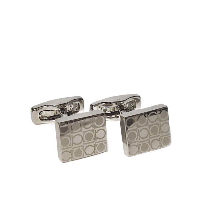 Salvatore Ferragamo Sterling Silver Cufflink