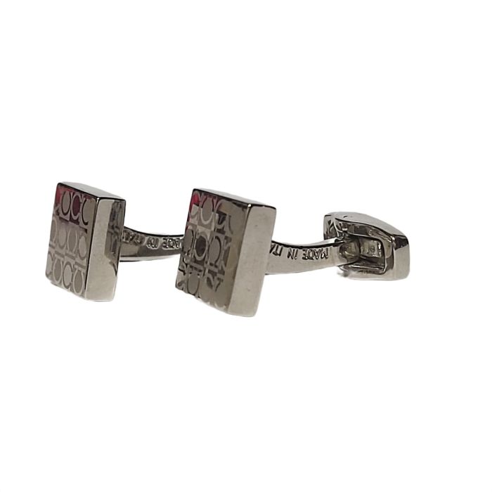 Salvatore Ferragamo Sterling Silver Cufflink