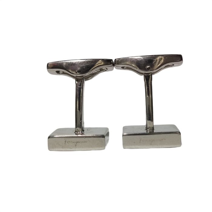 Salvatore Ferragamo Sterling Silver Cufflink