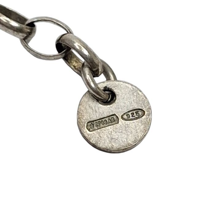 Stroili Sterling Silver Charm Bracelet with Crystal Heart