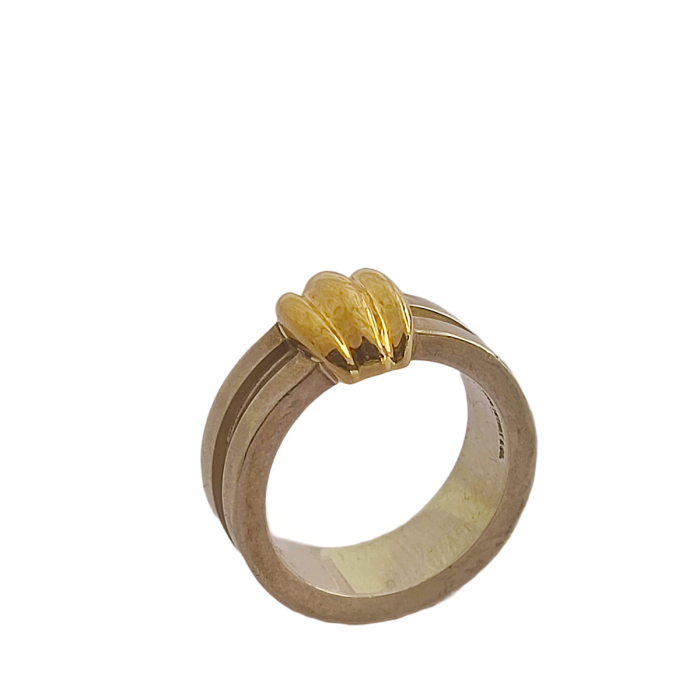 Tiffany & Co. 18k Gold & Silver Ring