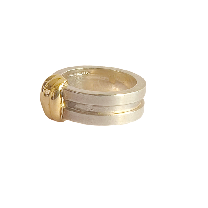 Tiffany & Co. 18k Gold & Silver Ring