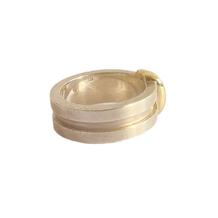 Tiffany & Co. 18k Gold & Silver Ring