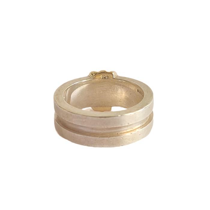 Tiffany & Co. 18k Gold & Silver Ring