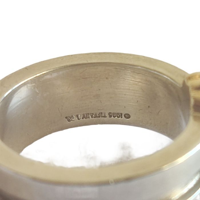 Tiffany & Co. 18k Gold & Silver Ring