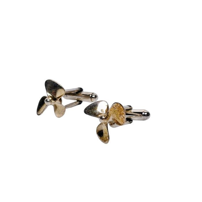 Tiffany & Co. Sterling Silver Propeller Cufflinks
